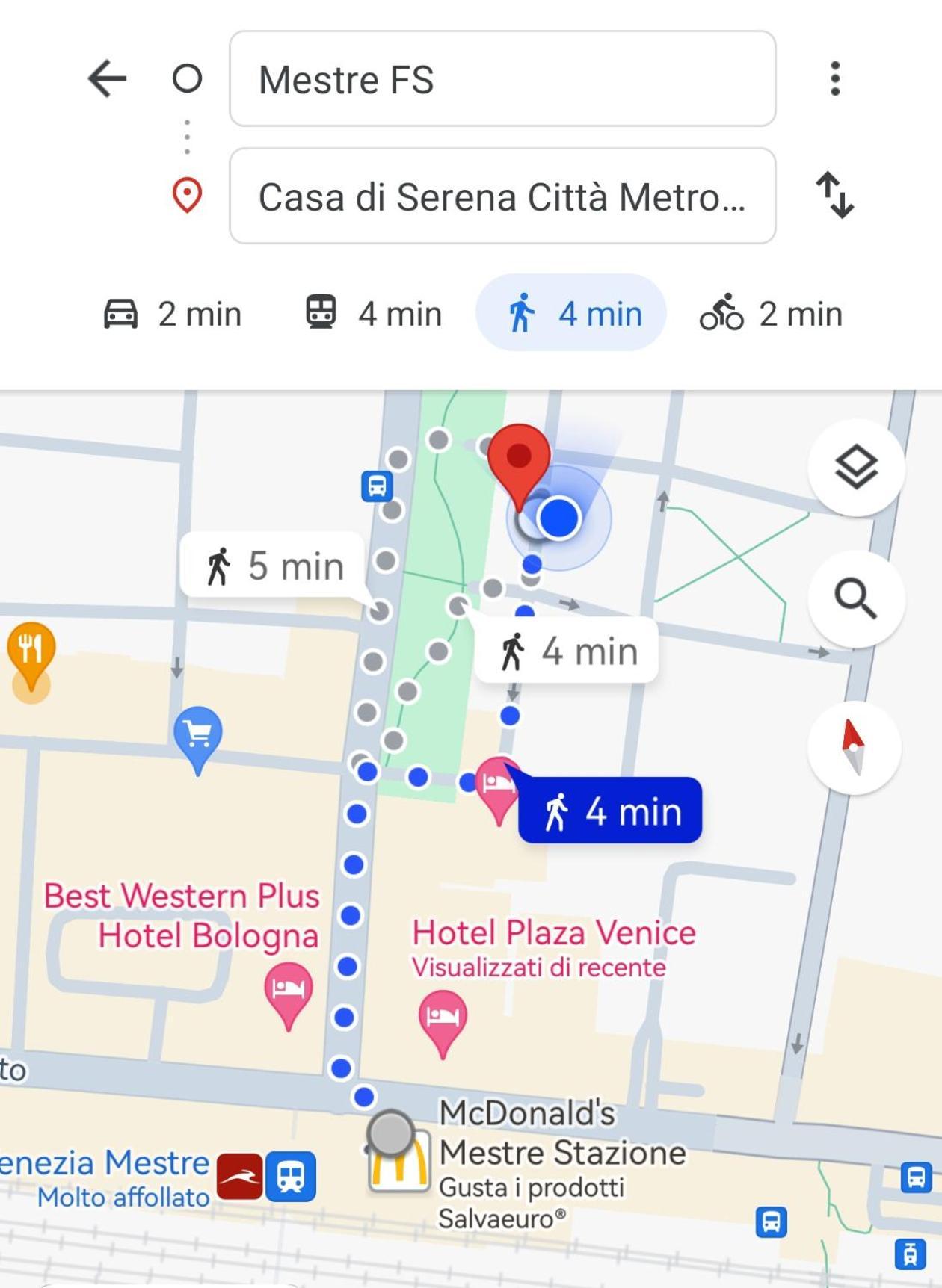 Casa Di Serena Mestre Eksteriør bilde